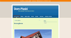 Desktop Screenshot of dom-piaski.like.pl