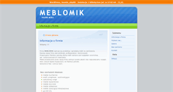 Desktop Screenshot of meblomik.like.pl