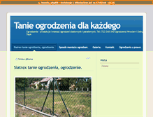 Tablet Screenshot of ogrodzenia.like.pl