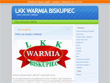 Tablet Screenshot of lkkbiskupiec.like.pl