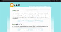 Desktop Screenshot of like.pl