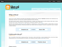 Tablet Screenshot of like.pl