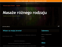 Tablet Screenshot of masaze.like.pl