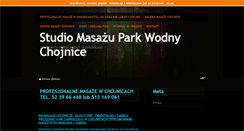 Desktop Screenshot of masazchojnice.like.pl