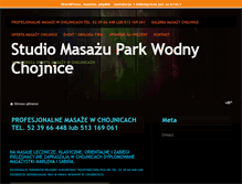 Tablet Screenshot of masazchojnice.like.pl