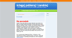 Desktop Screenshot of pobierajzarabiaj.like.pl