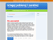 Tablet Screenshot of pobierajzarabiaj.like.pl